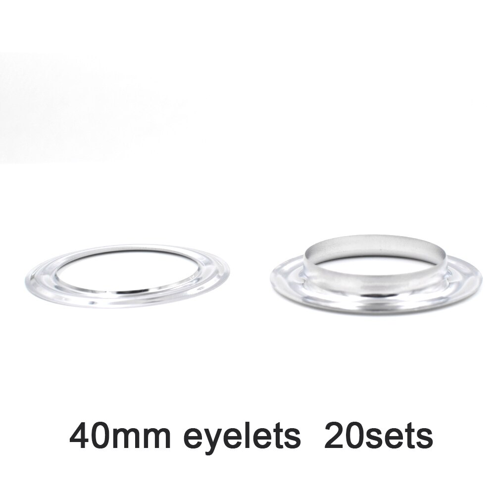 ( 20 pieces/lot) 30mm-40mm Inner diameter Metal hole Clothing &amp; Accessories Eyelets Rings Rivet Snaps Eyelet tools: 40mm eyelets