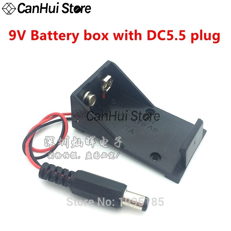 5Pcs 9 volt Box Pack Power Toggle Black 9V Battery... – Vicedeal