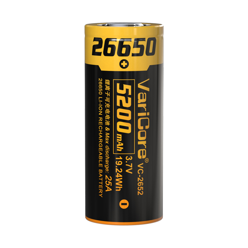 LiitoKala-batería recargable para linterna, pila Original 26650-55A, 5100mAh, 20A, 3,6 V, 26650, Ion de litio, 3,7 v