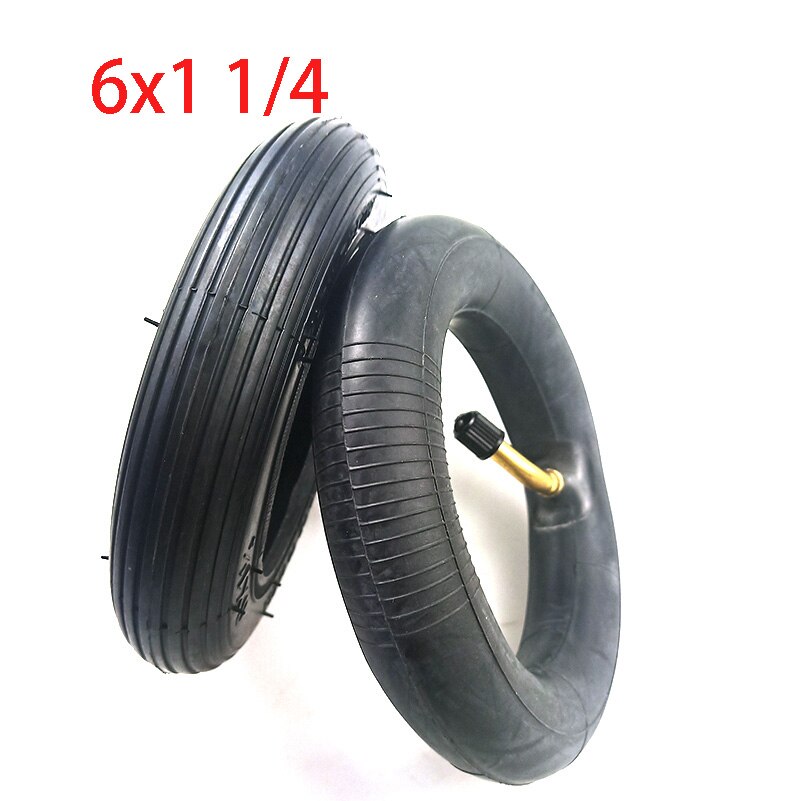 6 inches wheel tyre 6X1 1/4 Pneumatic inner outer tire suitable for folding bicycle mini surfing electric scooters: C