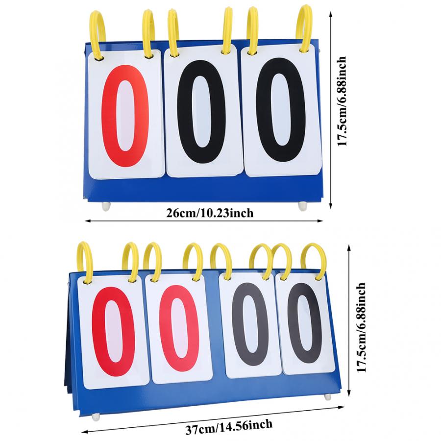 1 st 3/4 -siffrig konvertibel bärbar instrumentbräda poäng för bordtennis basket utmärkelse för tävlingstillbehör