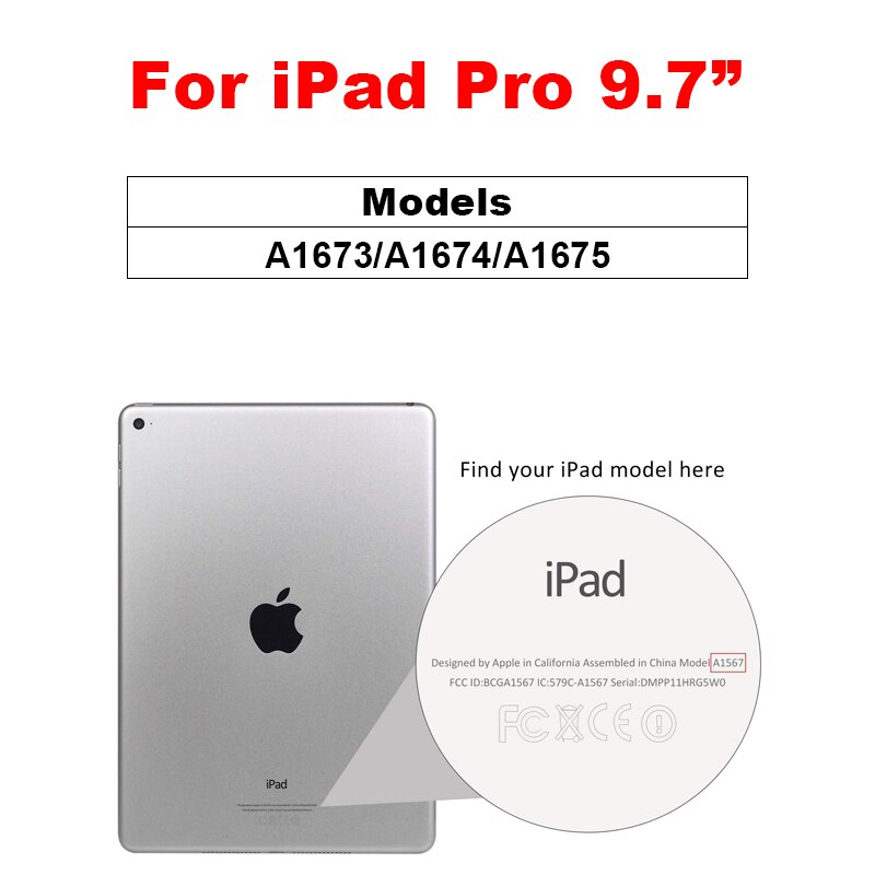Schermo 9H per IPad 2017 2018 Air 1 2 mini 1 2 3 4 Protector per iPad Pro 11 10.5 9.7 vetro temperato protettivo antigraffio: For iPad Pro 9.7