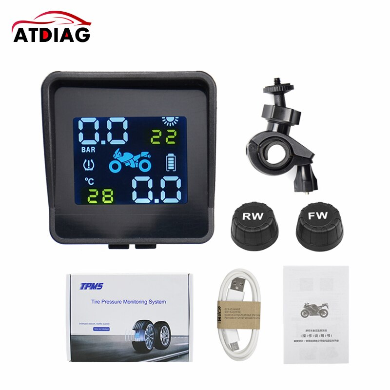 Tpms bluetooth  /4.0 universel ekstern dæktrykssensor v -11b understøtter ios android telefon dæktrykssensor
