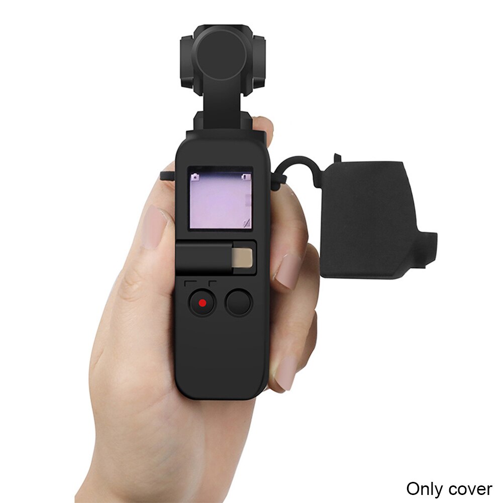 Tragbarer, strapazierfähiger silikon-gurt mit verstellbarer öffnung, rutschfester schutzhülle, weich, einfach anzubringen, stabiler tragegurt, verlustschutz für dji osmo pocket