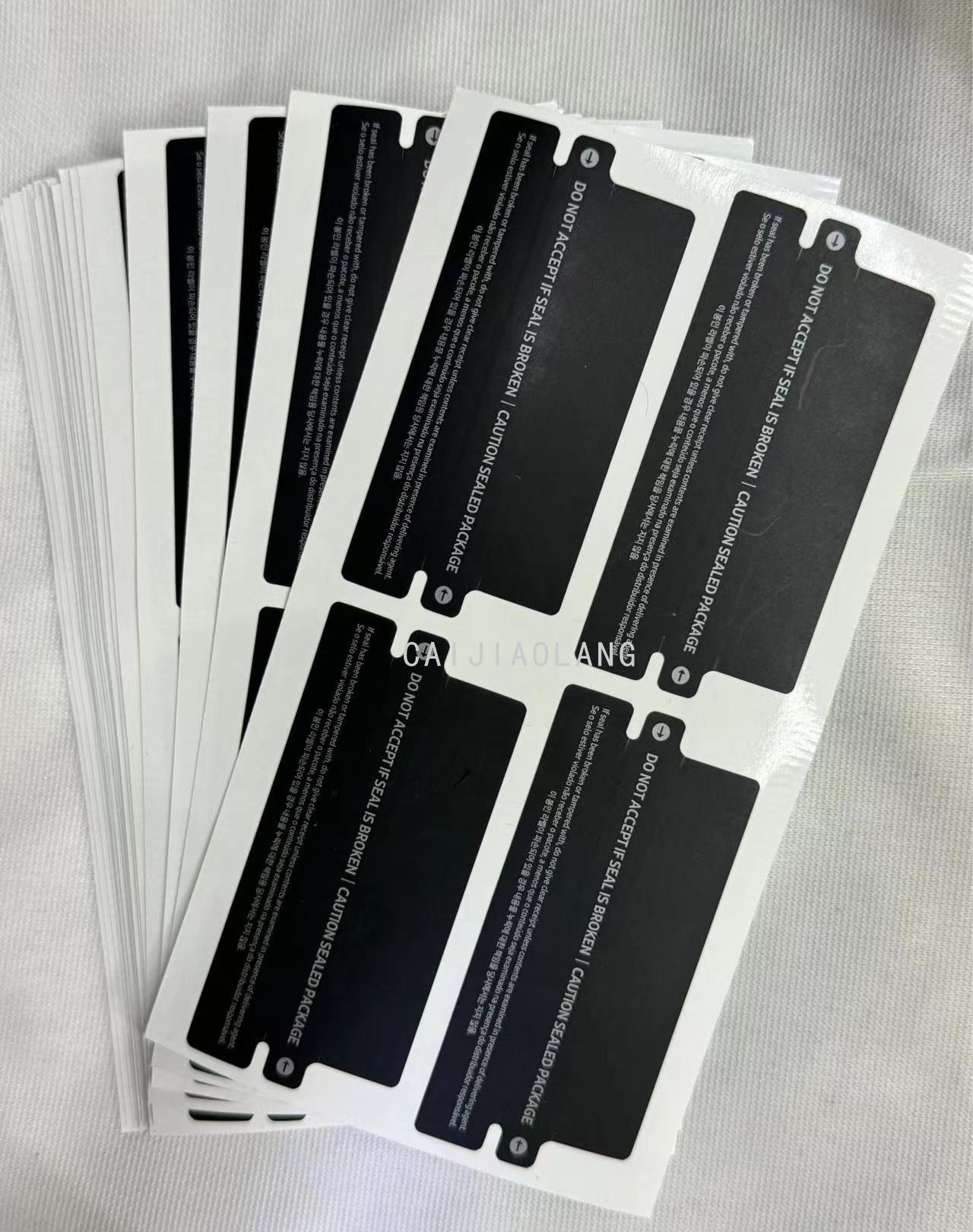 100 sztuk/partia naklejki ze znacznikiem z białą strzałką dla S24 S24 ultra Fold5 s23fe Box etykieta uszczelniająca Film naklejki US EU SA wersja