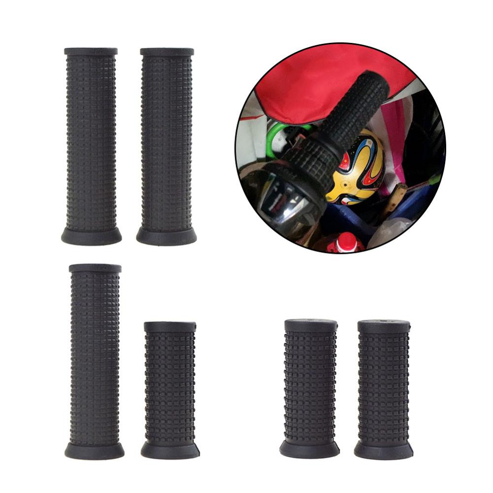 Poignées de guidon de vélo TPR caoutchouc pour tordre manette de vitesse VTT 22.2mm barre antidérapante longue et courte