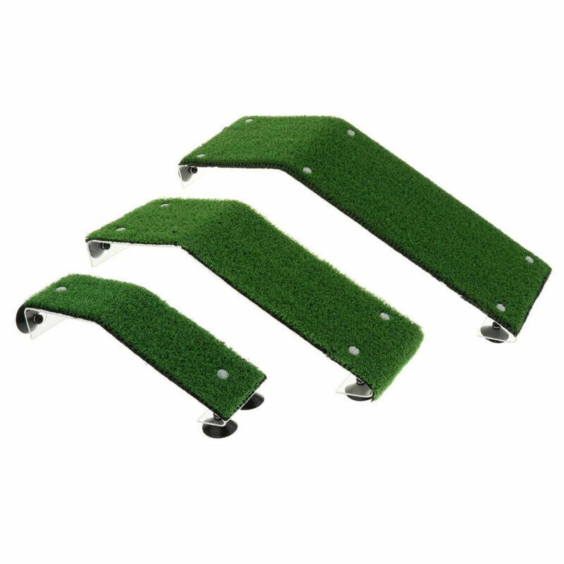 Turtle Basking Platform Tortoise Ramp Reptile Tank Ladder Resting Terrace Simulation Lawn Platform LBShipping