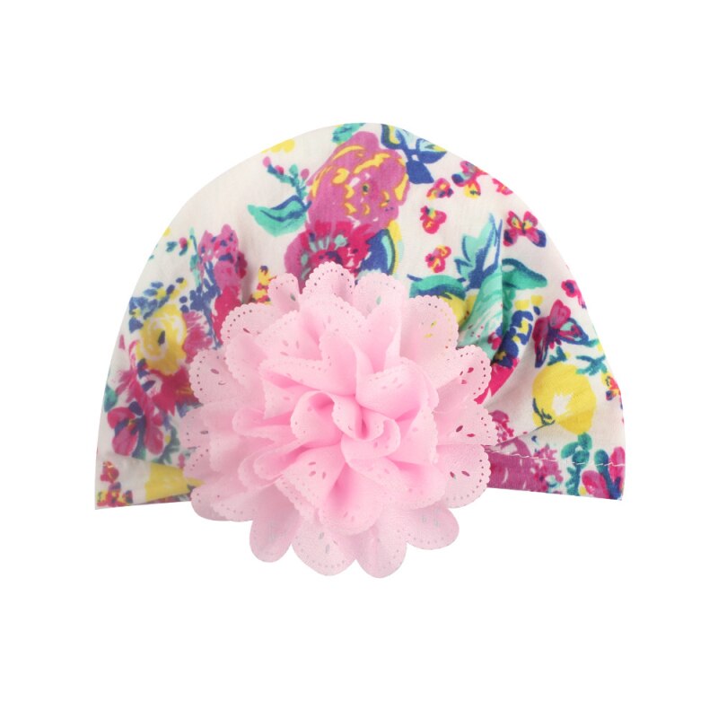 7 kleuren Baby Hoofdbanden Tulband Hoofdband Voor Meisjes Stretchy Beanie Hoed Hoofddeksels Baby Haar Accessoires Tulband: 07