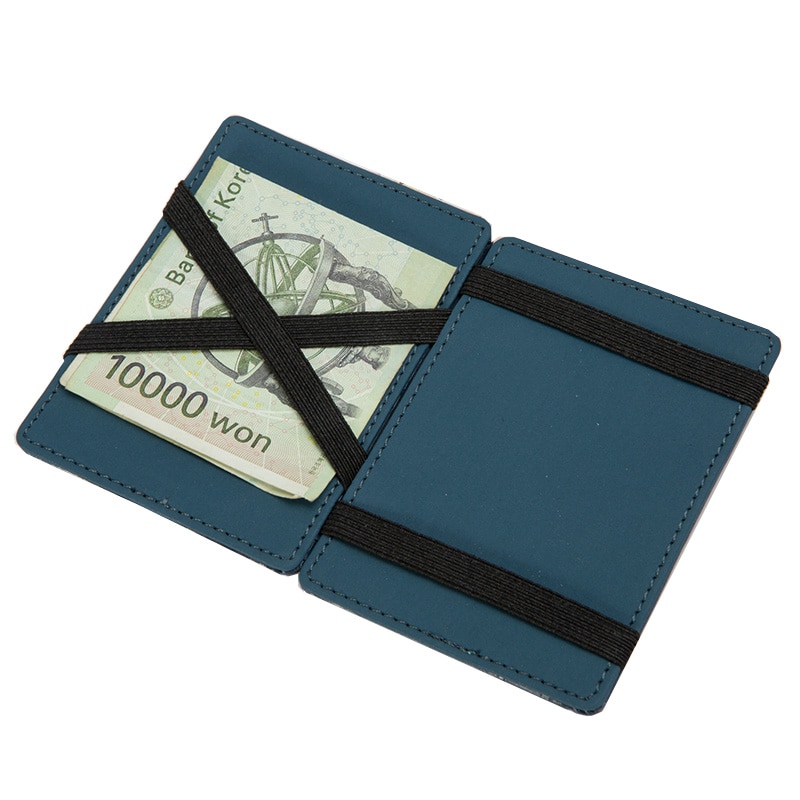 KUDIAN BEAR Slim Wallets PU Leather Men Magic Wallet Rfid Card Holder Mini Wallets Card Holders Carteira BID142 PM49