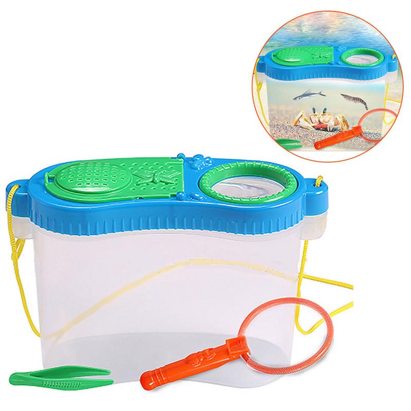 Kinderen Onderwijs Speelgoed Insect Voeden Experimentele Observatie Doos Insect Onderzoek Plastic Tool Box Set