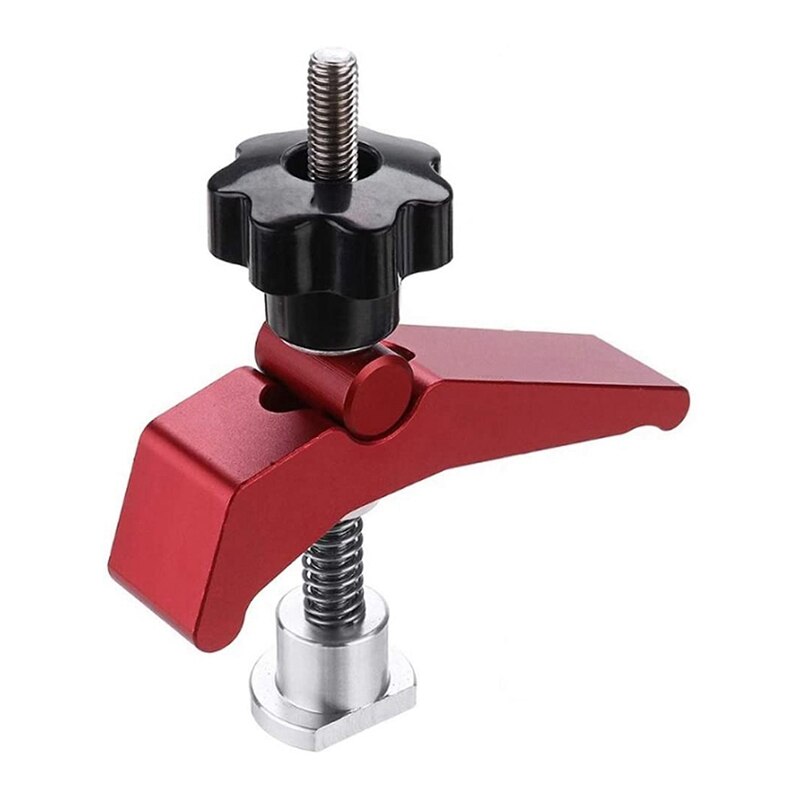 SHGO -T-Shaped Rail Compression Clamp T-Shaped Compression Clamp Fast Control Clamp Woodworking Press Woodworking Tools: Default Title