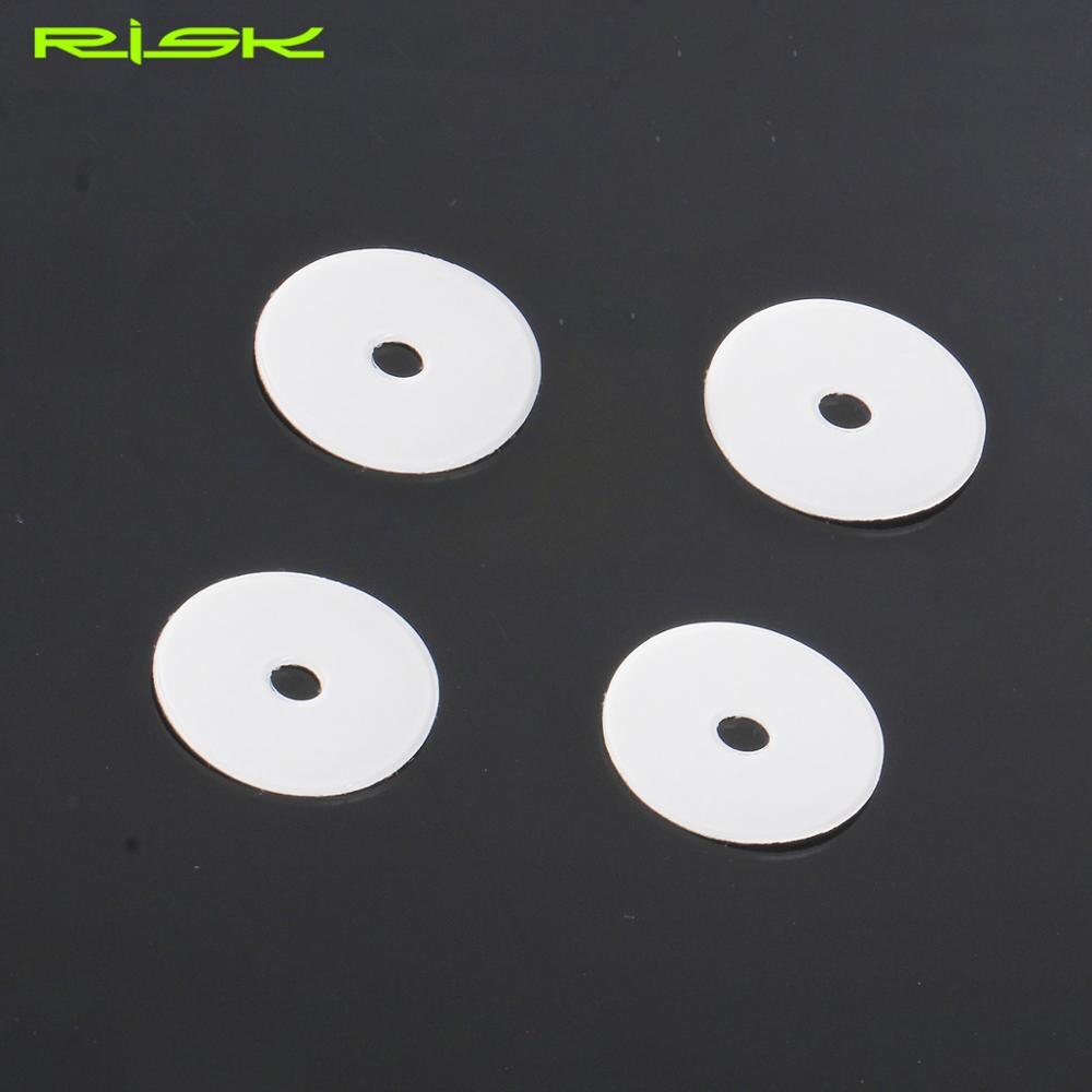 Risico 20Pcs Fiets Ventiel Velg Bescherming Sticker Voor Fv Presta Ventiel Nozzle Lijm Pad Mtb Racefiets Air nozzle Vaste Sticky