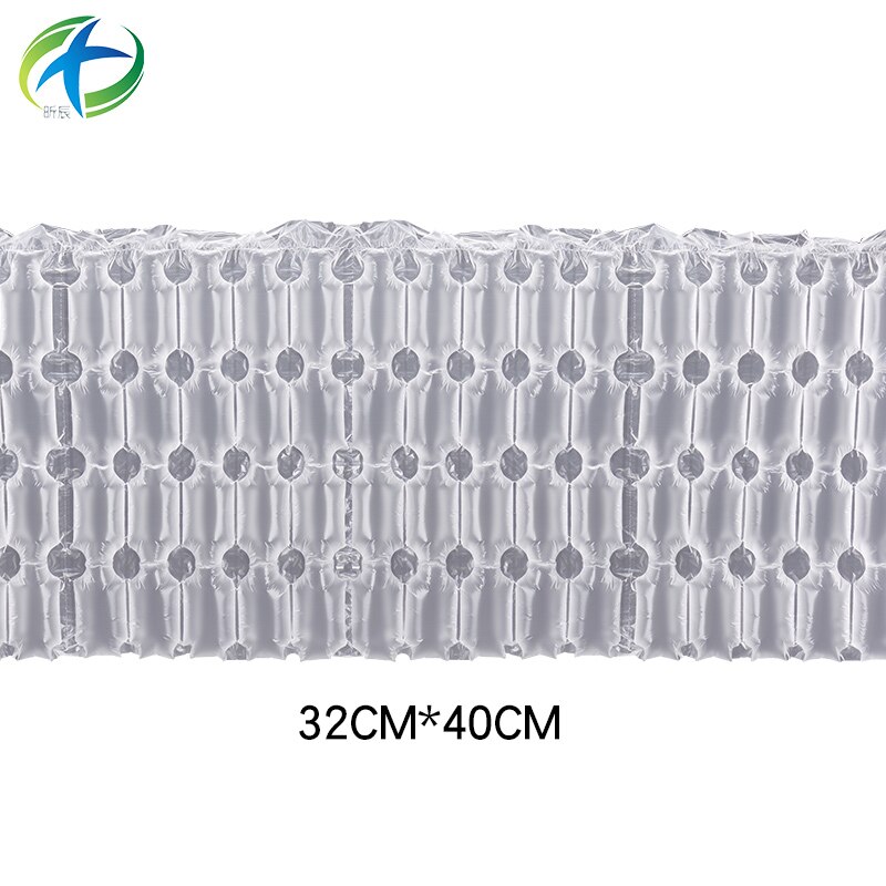 Película de cojín de aire 40*20cm 30um para máquina de amortiguación de aire, máquina de envasado de burbujas de colchón de aire