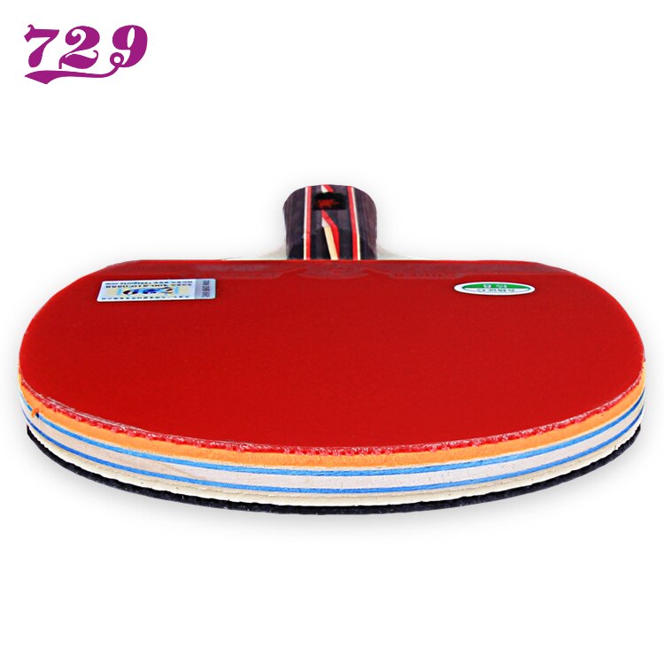 RITC 729 Friendship Gold 3 stars Y007# Pips-In Table Tennis Racket with rubbers free Case for PingPong [Playa PingPong]