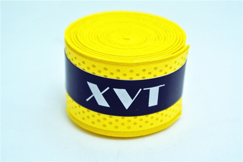 XVT eco-friendly Badminton/ Table Tennis Handle grip tape Tennis racket overgrip / squash Tape / fishing rod Tape 5pcs/lot: Yellow