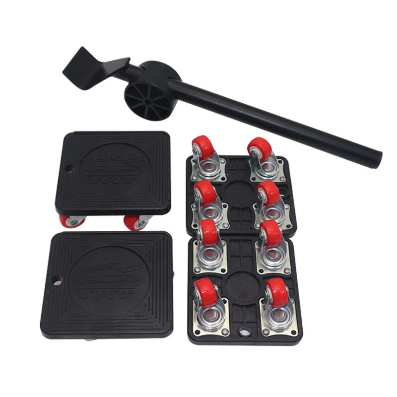 Multi-function Handling Labor-saving Pulley Tool Moving Artifact Furniture Moving Bed Fixed Wheel Moving Heavy Object Moving Aid: B