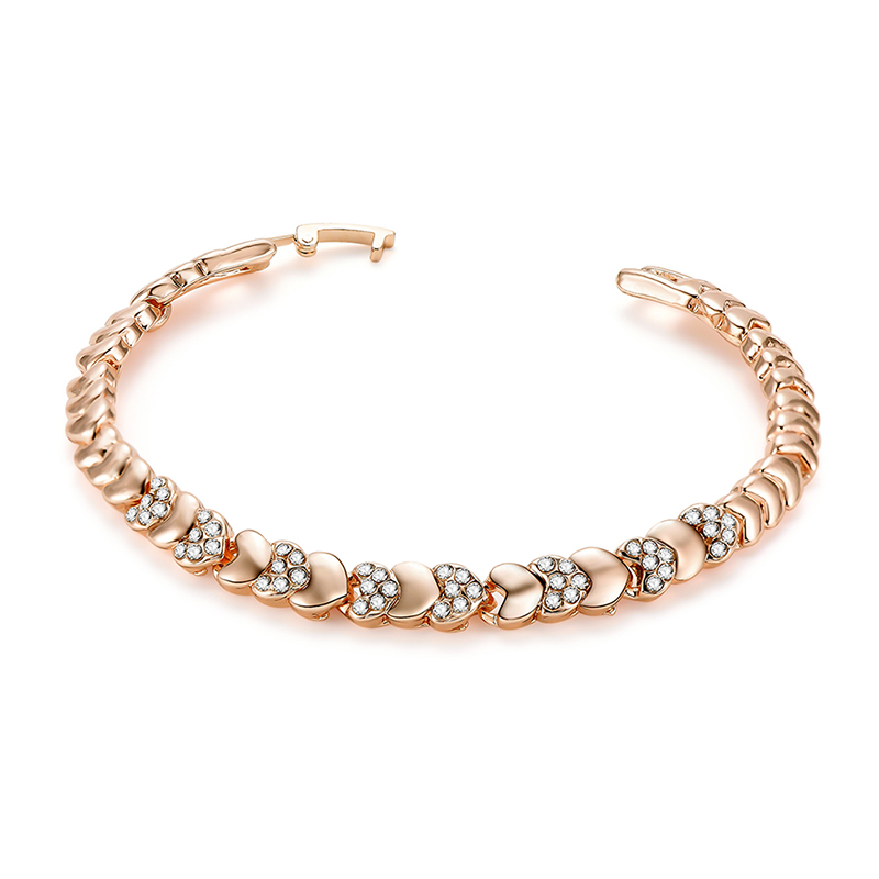 luxe or chaîne Bracelet Bracelet charme Simple Bracelet pour femmes filles bijoux