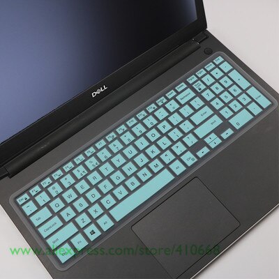Laptop keyboard cover Protector for Dell inspiron 15 5547 15C 3000 5000 15mr 15CR 3543 15M Ins 15CR-1518L15CD 15MD 15MR M3541R: Skyblue