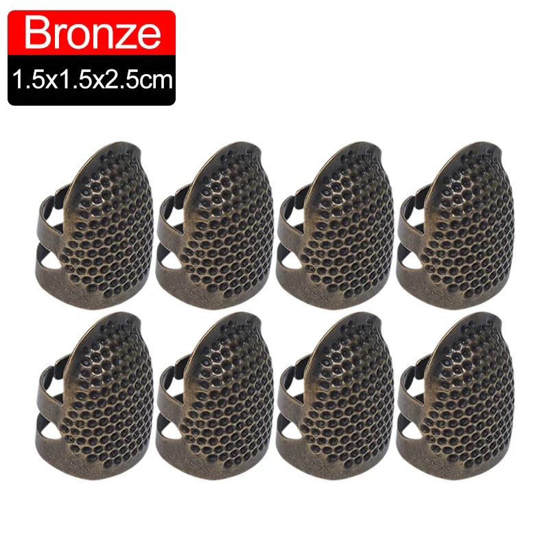 retrò protezione per le dita Anello ditale antico fa per lavoro manuale Aghi per ditale antiscivolo impostato da cucito fai da te per la casa Accessori per strumenti: L / esercito verde