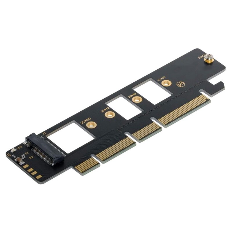 M.2 NVMe SSD NGFF a PCIE 3,0 X16 X4 tarjeta de adaptador M clave NVME AHCI SSD para 110mm 80mm SSD adaptador