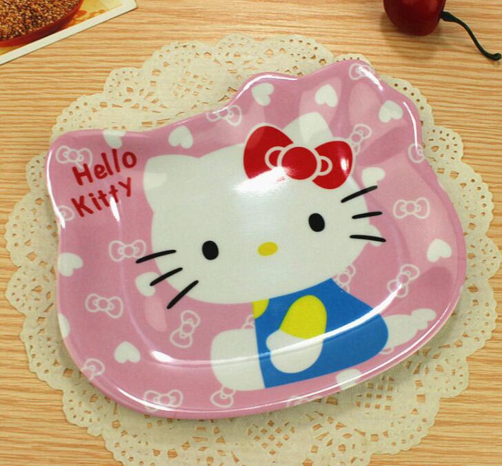 Plate plastic resin snack dish plate pink: 1