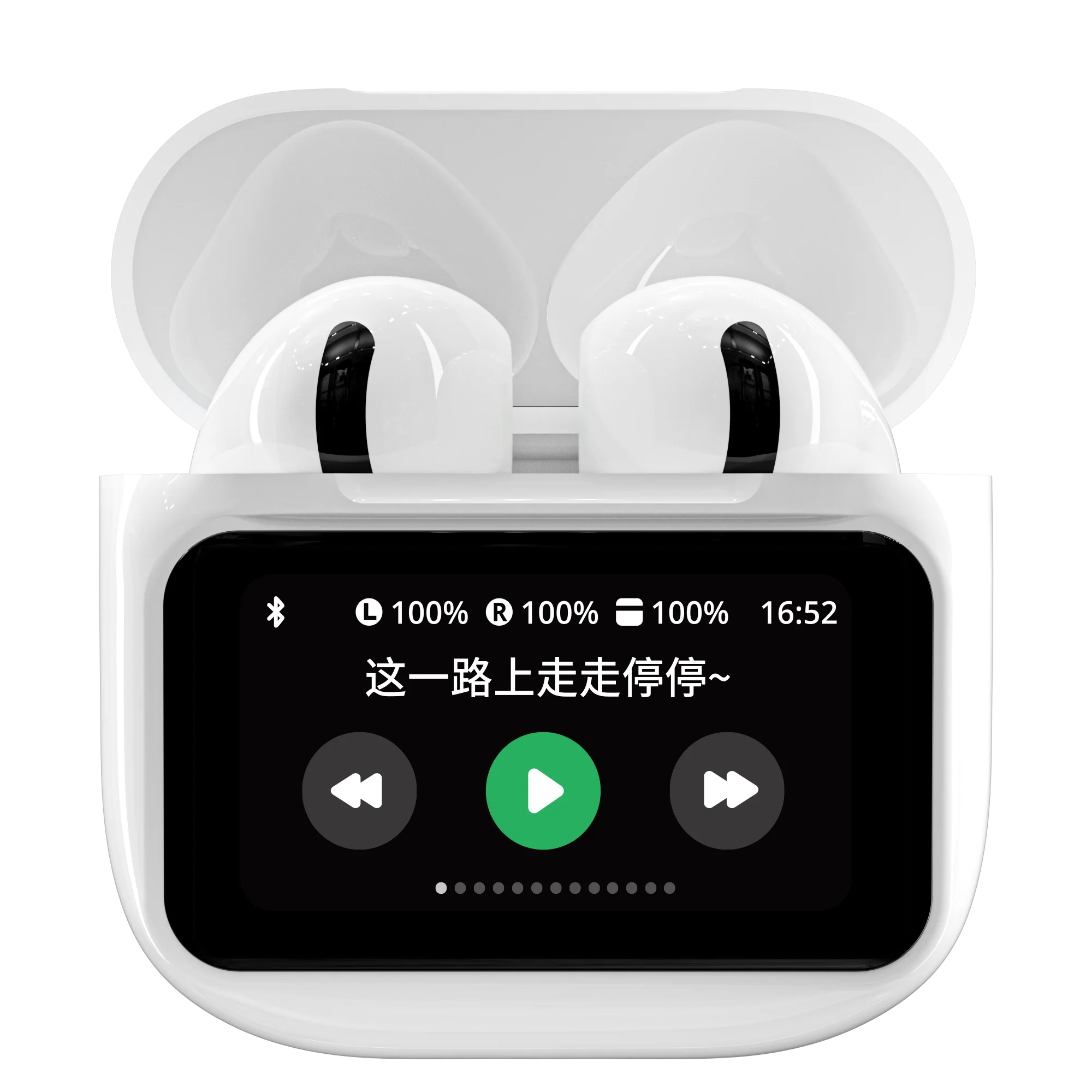 Auriculares inalámbricos A11 Pro TWS con Control táctil y pantalla LCD con cancelación de ruido ENC, batería larga de sonido Premium Supergraves: Default Title