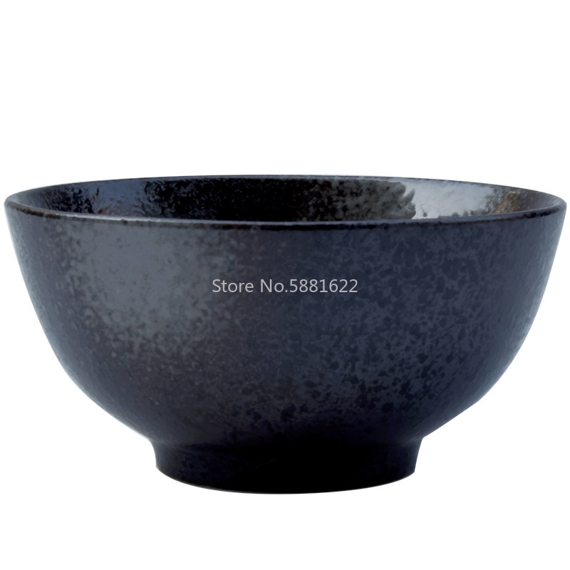 Cuenco de cerámica japonés para el hogar, Bol para arroz, Sushi, ensalada, desayuno, vajilla de cocina para Hotel