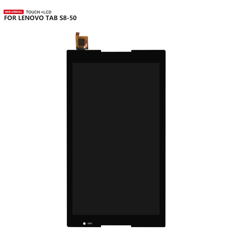 Voor lenovo tab  s8-50f s8-50l s8-50lc s8-50 lcd-scherm, touchscreen, digitizer, glasmontageonderdelen, gratis gereedschap