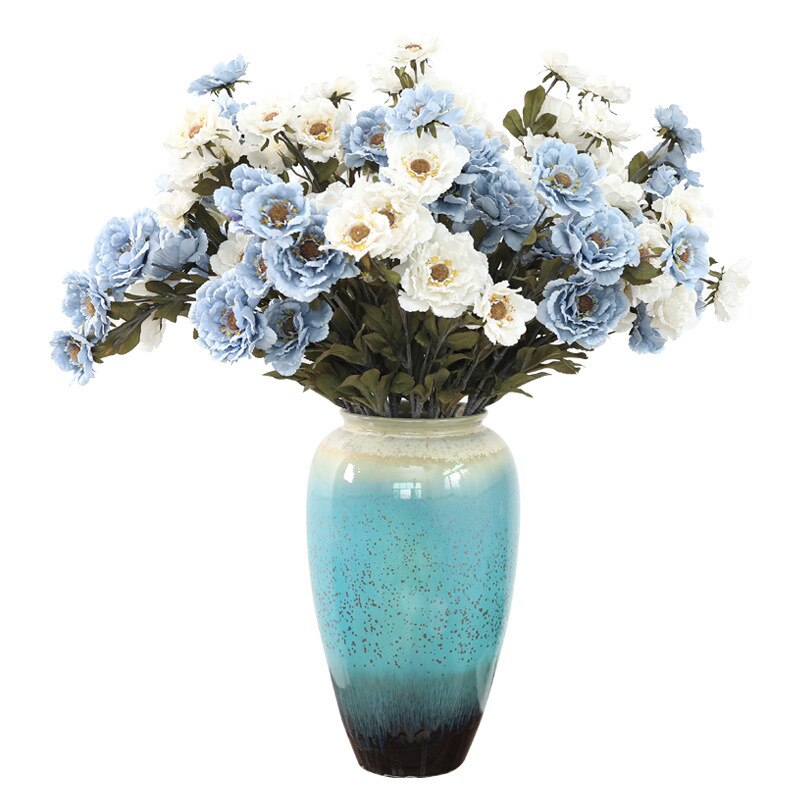 Fleur artificielle de Simulation en tissu de soie pivoine, , décoration de mariage, guirlande pour un , décoration artisanale pour la maison, plante
