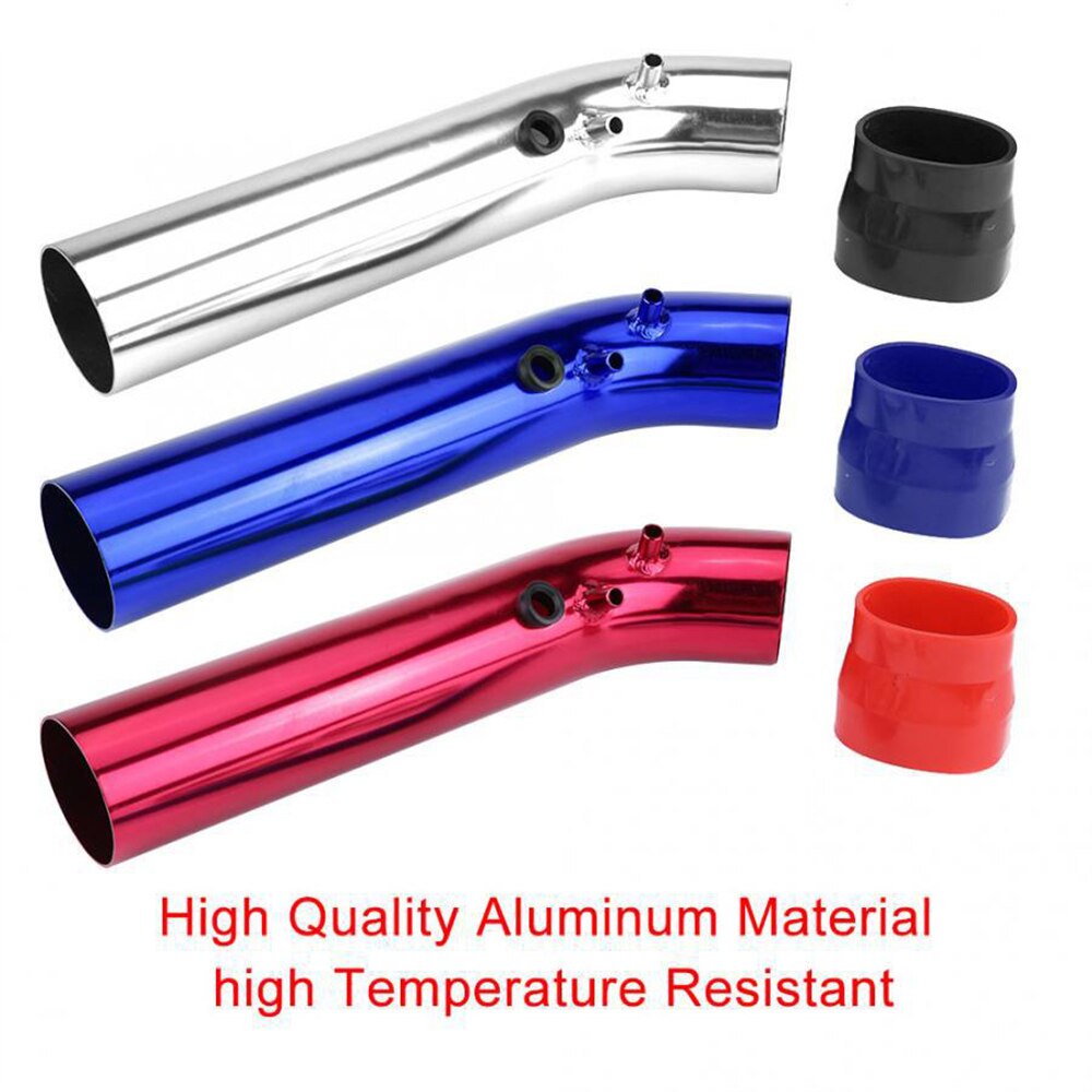 General Purpose 3-Inch 76mm Aluminum Automotive Intake Pipe Kit 3-Inch Racing Cold Intake Aluminum Pipe Air Filter