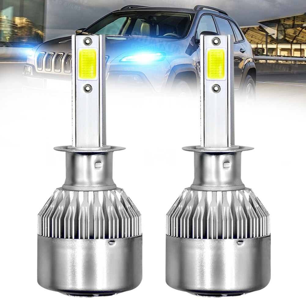 H1 LED Headlight Kit 8000K Ice Blue Bulbs Low Beam For ACURA-RSX 2002-2006 COB Lamp COB Light Car Led Bulb Car Side Light