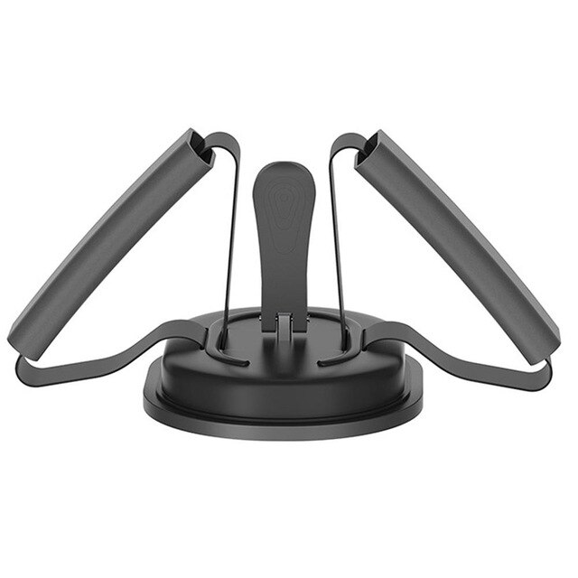 Sit-Up Exercise Bar Home Fitness Abdominal Machine Crunches Aid Waist Fat Reduction Household Belly Roll Equipment: Black