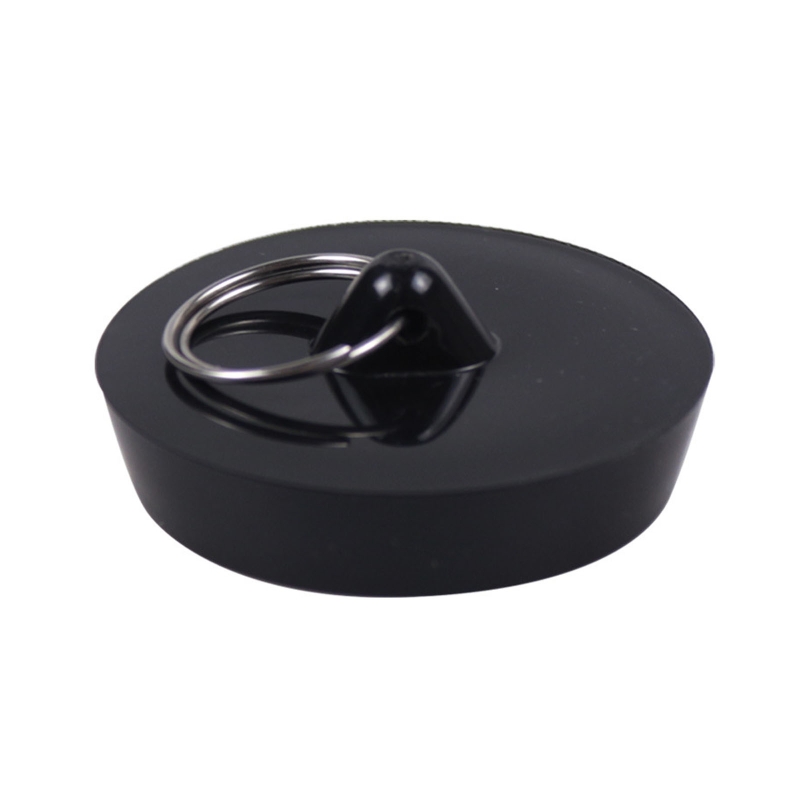 Tapón bañera, tapón bañera, cubierta tapón, tapón drenaje silicona Universal con cadena anillo para baño,: YELLOW