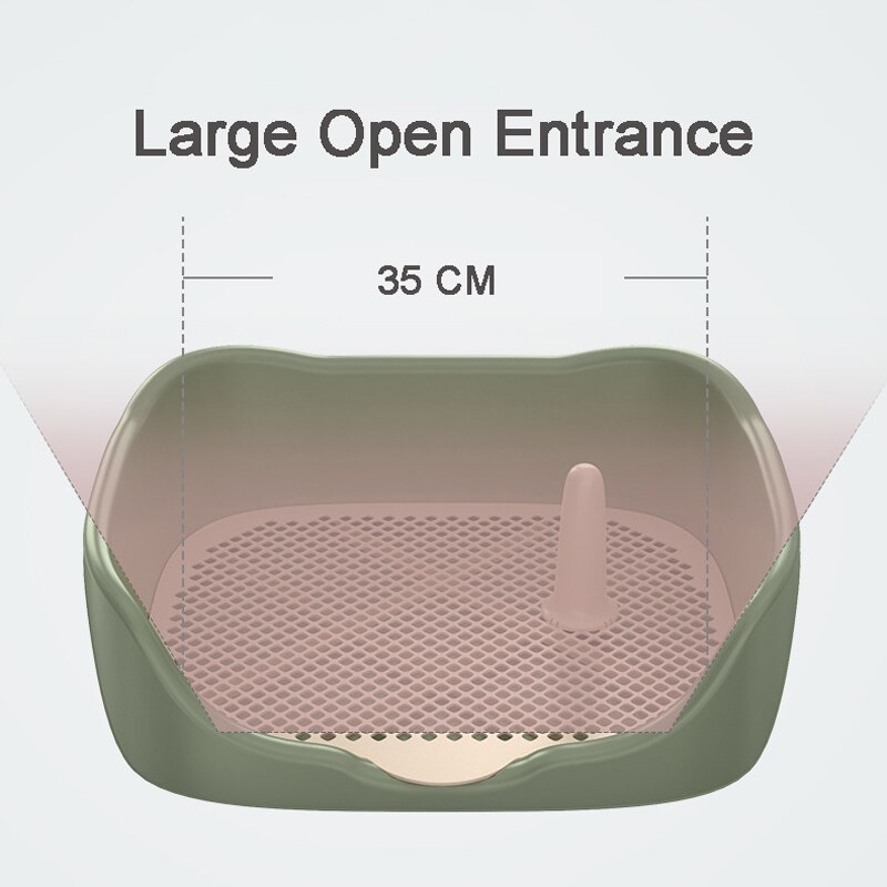 Double Layer Portable Dog Toilet Plastic Dog Pad Training Puppy Cat Pee Toilet For Dogs Small Pet WC Toilet Cleaning Supplies