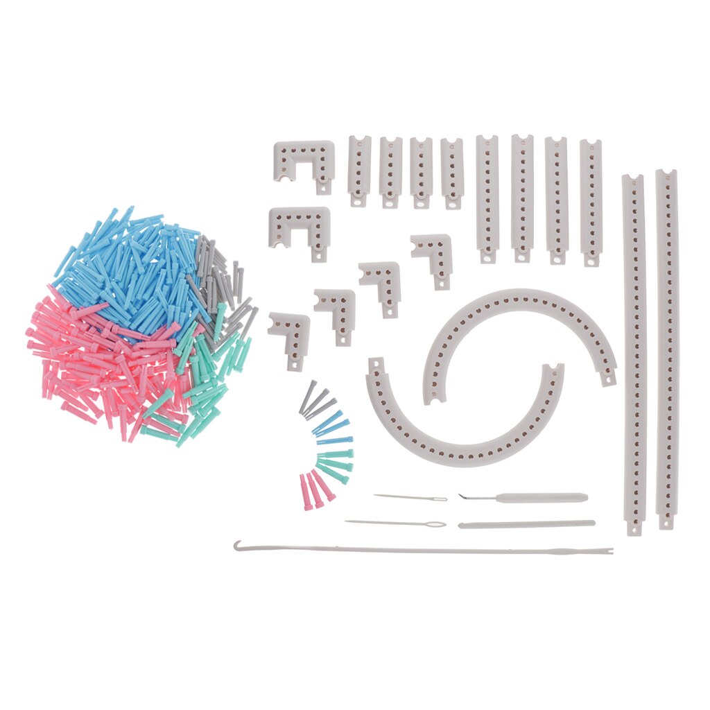 Knitting Loom Craft Set Sock Scarf Weaving Tool Knit Loom Plastic Sewing Kit