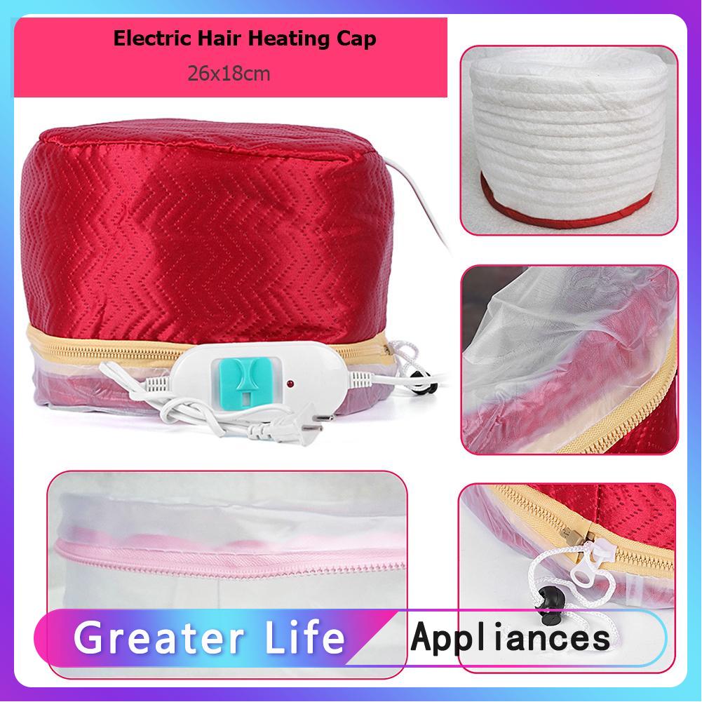 3 tilstande justerbar hår damper cap tørretumblere elektrisk hår opvarmning cap hat
