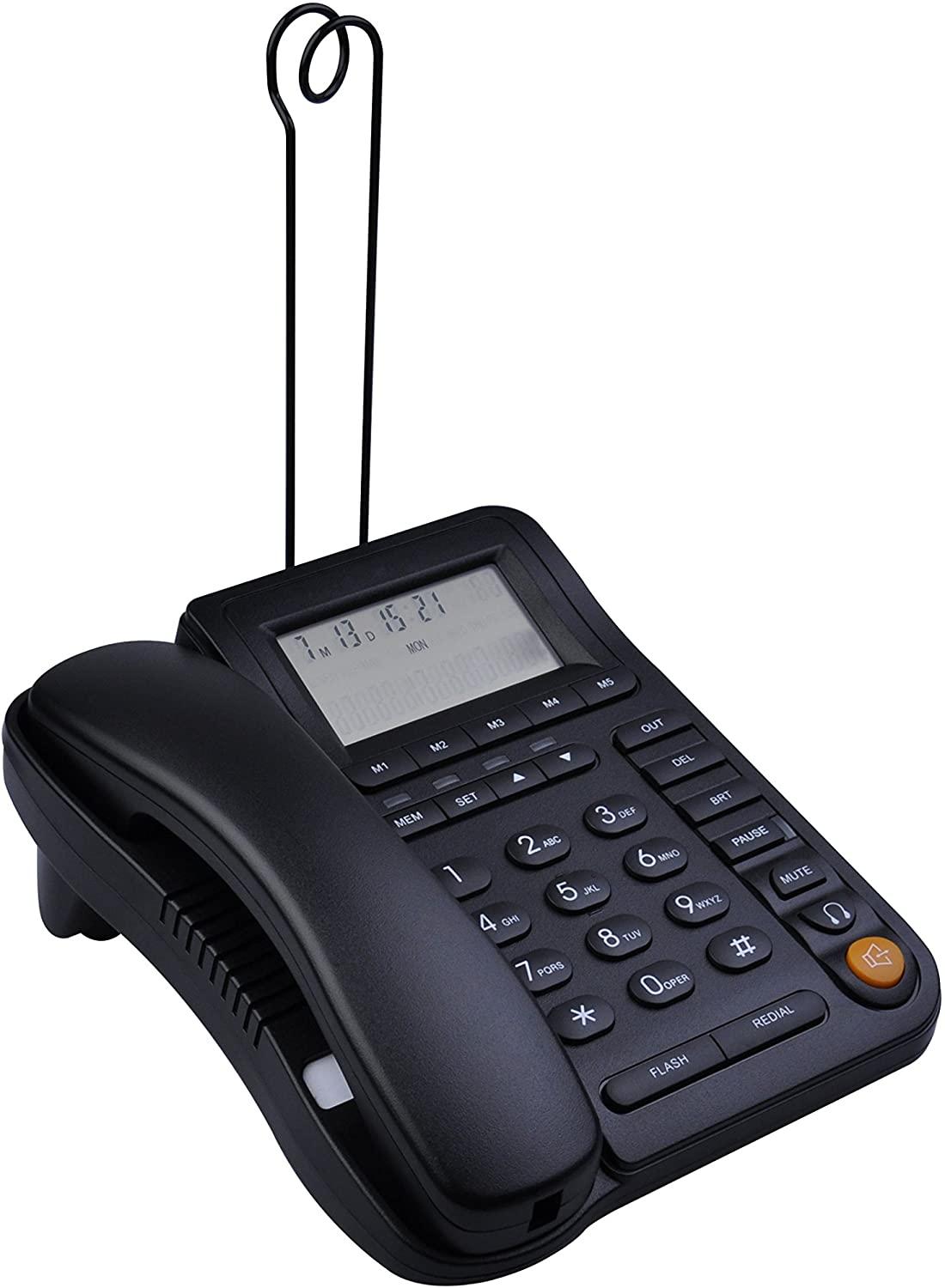 Kerlitar  p17b- j thuiskantoor vaste telefoon met hoofdtelefoonaansluiting callcenter desktop telefoon met nummerherkenning