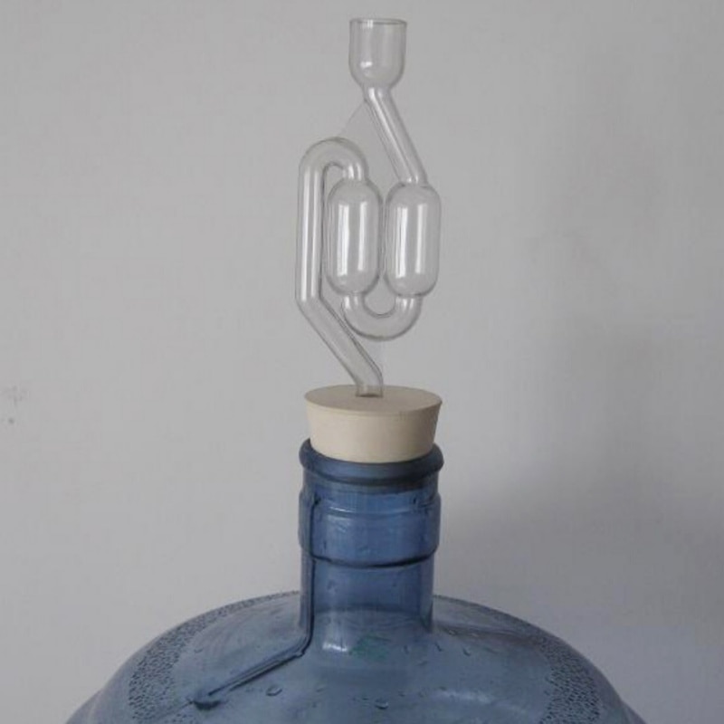 Gomme à bulles de vin en forme de S | Gomme à bulles à Double serrure, homebrassage gomme à bulles, bière Fermentation vinothèque, vin