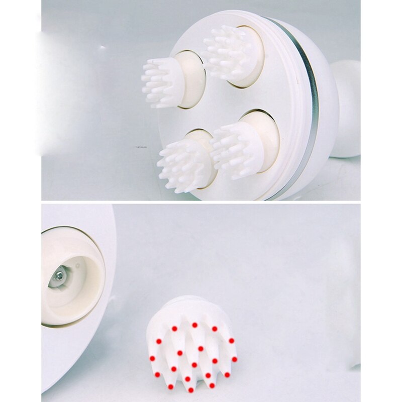 Smart Elektrische Kat Huisdier Hoofd Massager Haargroei Deep Tissue Kneden Massage Apparaat Met 4 Massage Hoofd