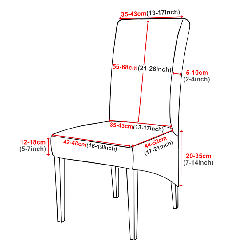 Housse de chaise molletonnée à haut dossier, protection anti-salissure, pour salle à manger, Banquet, mariage, taille XL