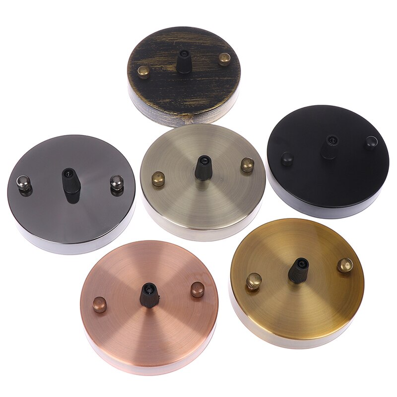 1pc Lamp Base Antique Vintage Ceiling Plate Metal Ceiling Holder Lamp Fitting Chandelier Base DIY Lighting Acc