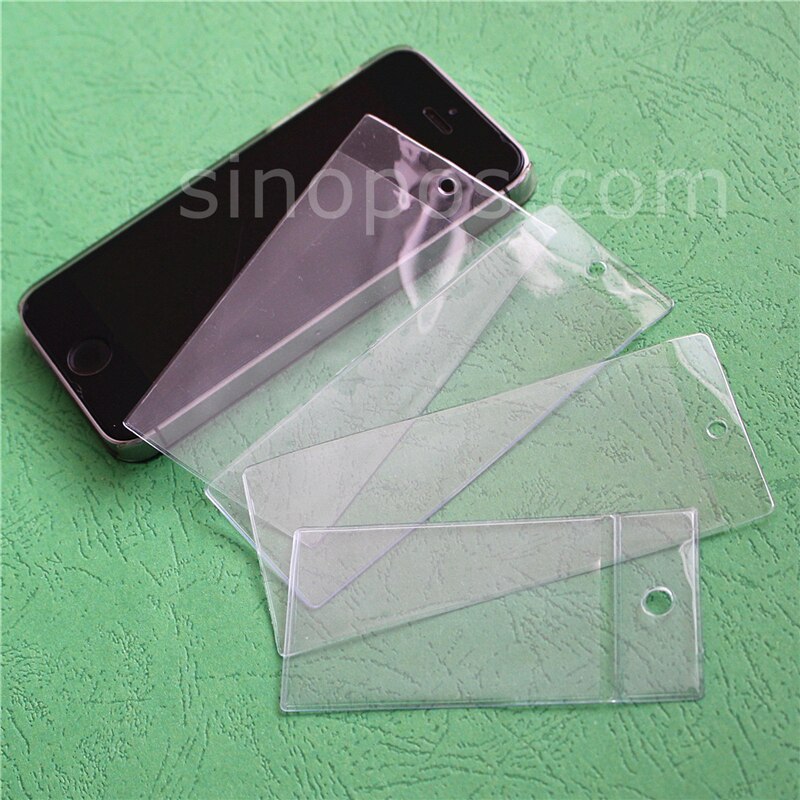 Small Clear Vinyl Pouches, hang tag envelope PVC sign holder ticket sleeves plastic bag price card label ID tab pocket protector
