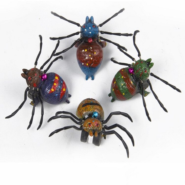 Cute Cartoon Animal Clockwork Tortoise Spider Mouse Baby Turtles Toys Crawling Wind UpToy Educational Kids Classic Toy WYQ: spider