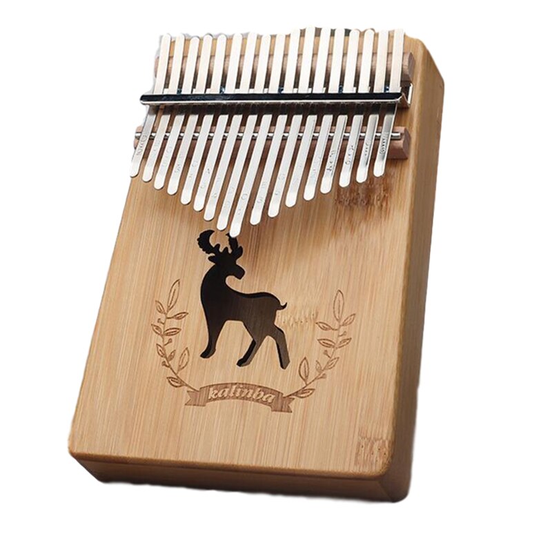 Kalimba Thumb Piano 17 Keys with Bamboo wood Portable Mbira Finger Piano for Kids and piano Beginners