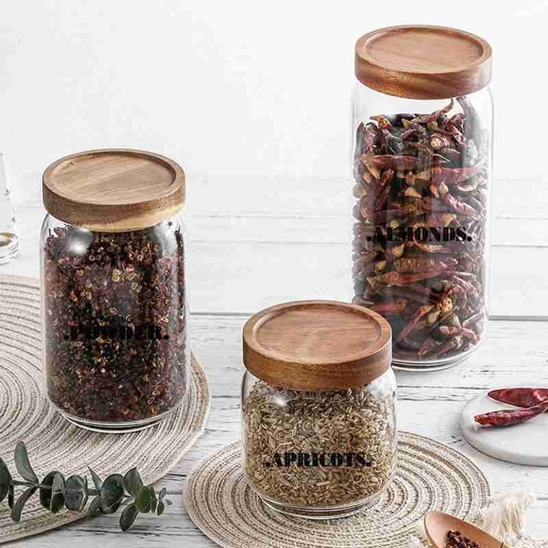 132pcs Transparent Waterproof Kitchen Sticker Food Room Marker Food Sorting Label Clear Sticker Can Item Mark