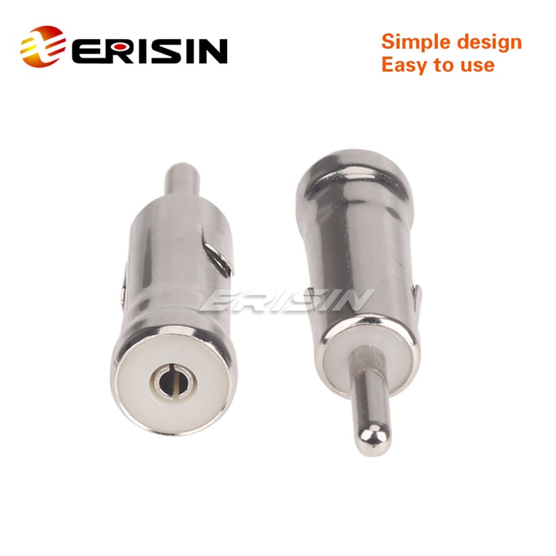 Erisin ES041 Auto Stereo Dvd Radio Iso Stekker Naar Din Antenne Adapter Connector