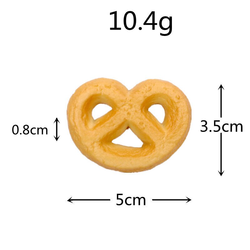 Artificial Cookie Faux Cookie Model Home Simulation Biscuit Food Dessert Baking Kitchen Decoration Table Window Props: 04