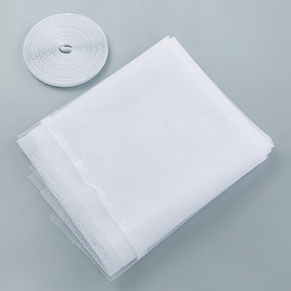 Praktische Fly Mosquito Window Net Mesh Gordijn DIY Onzichtbare Spiders Bugs zelfklevende Window Gaas Thuis Leveringen