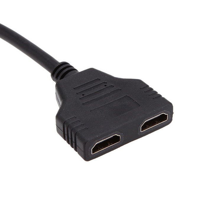 Xiwai hdmi till dubbel hdmi hona y splitter switch förlängningsadapterkabel med mikro & mini hdmi adapter