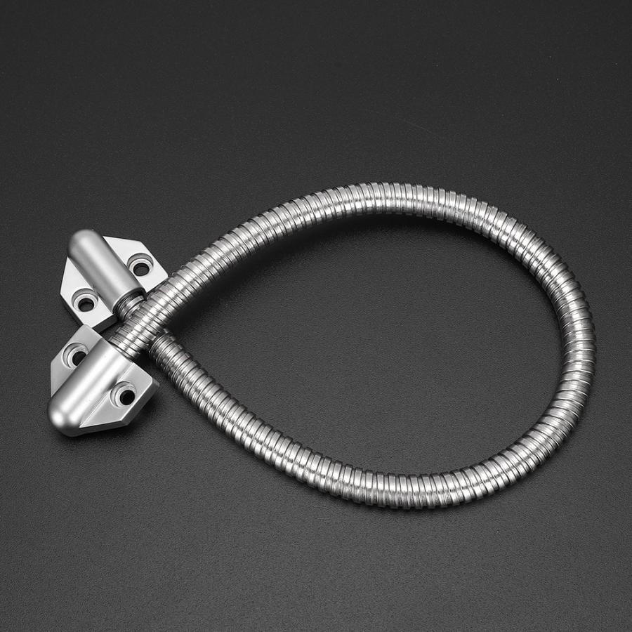 Stainless Steel Door Loop Exposed Mounting Protection Sleeve Access Control Cable Wire Line Protect Metal Tube